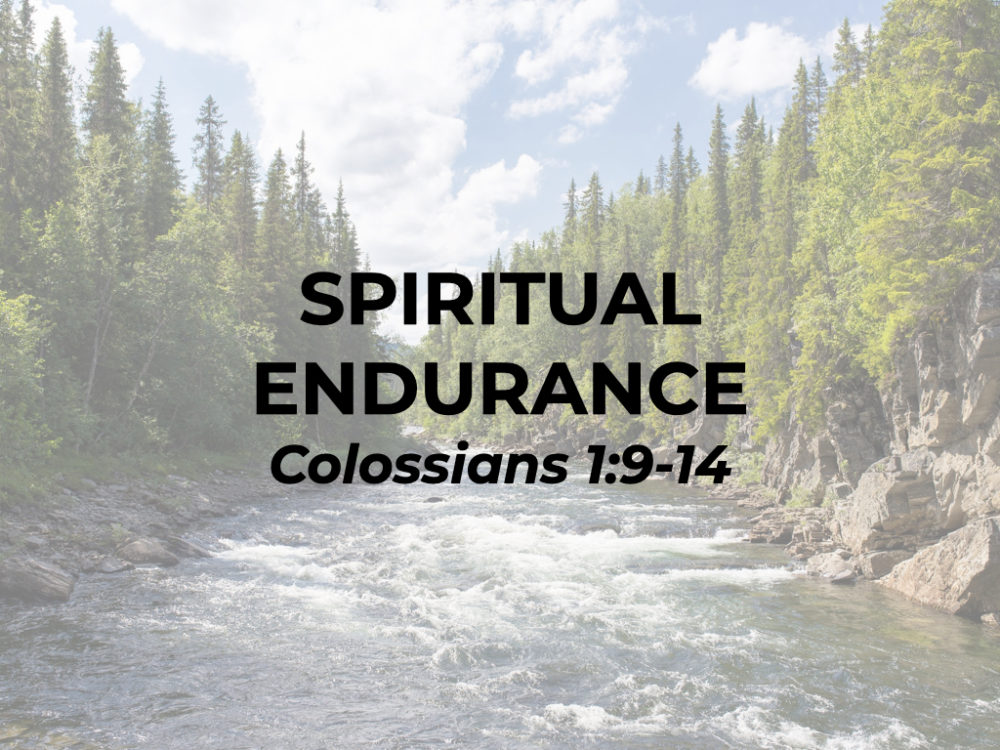 Spiritual Endurance