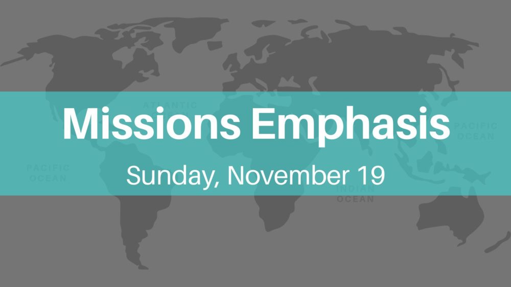 Fall Missions Emphasis 2023